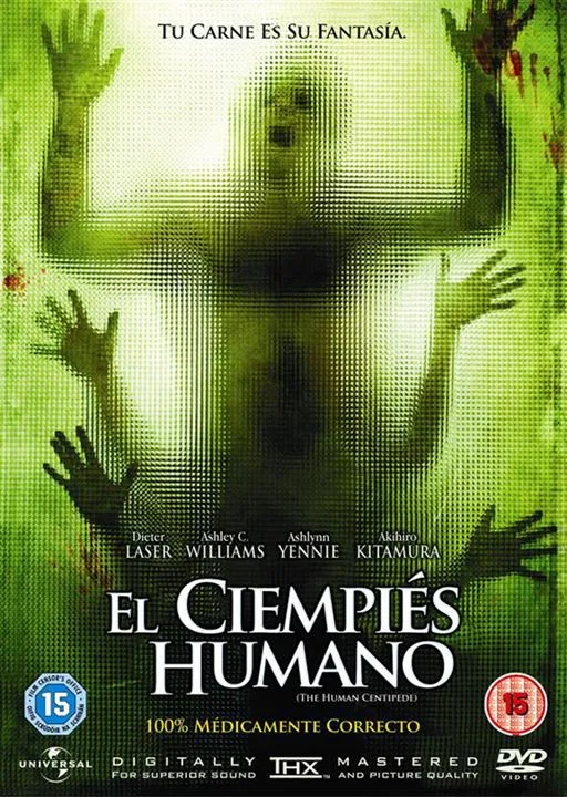 El cienpies humano pelicula de terror y gore