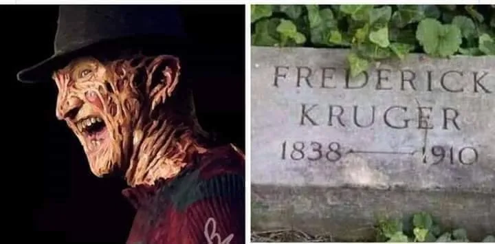 Frederick Kruger - Freddy Kruger - la verdadera historia - lápida